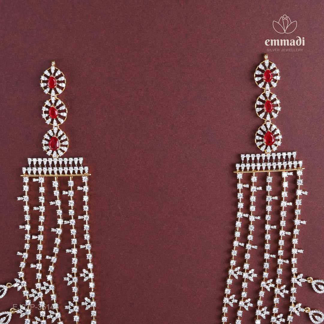 Long Necklace Premium Cz