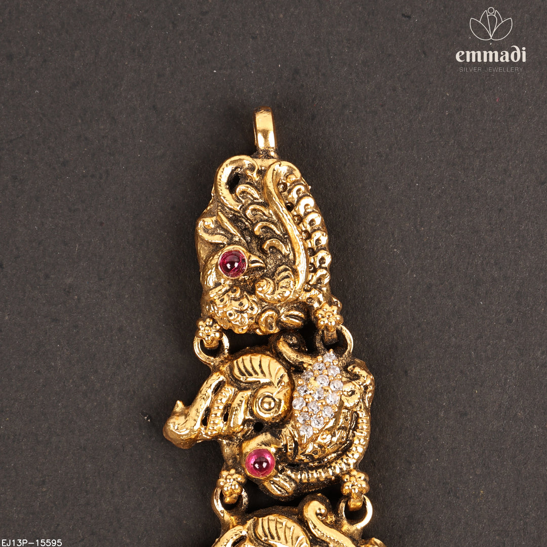 Short Necklace Kundan Nakshi