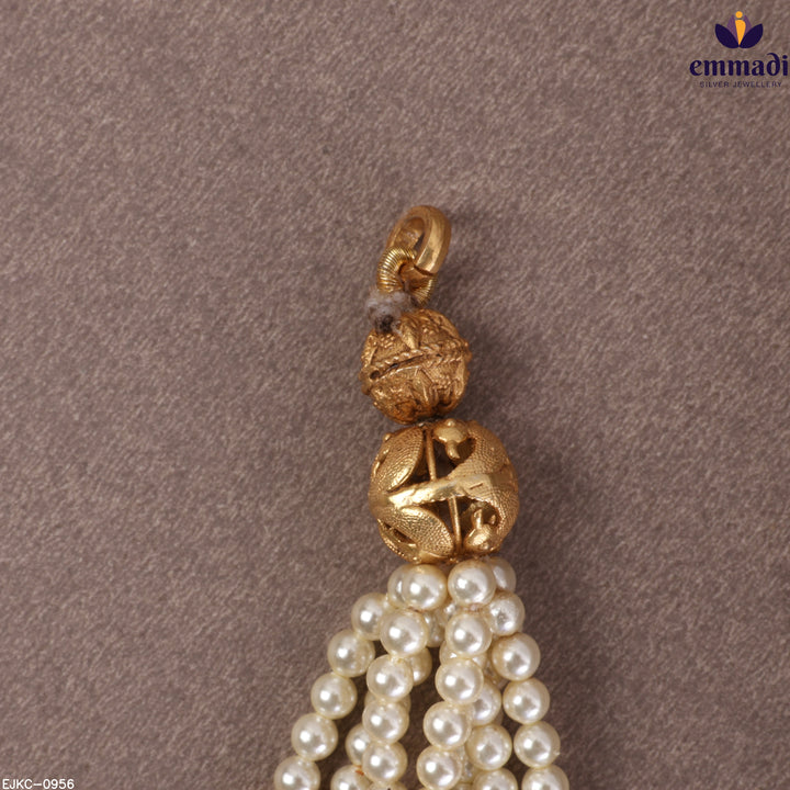 Long Necklace Kundan Nakshi