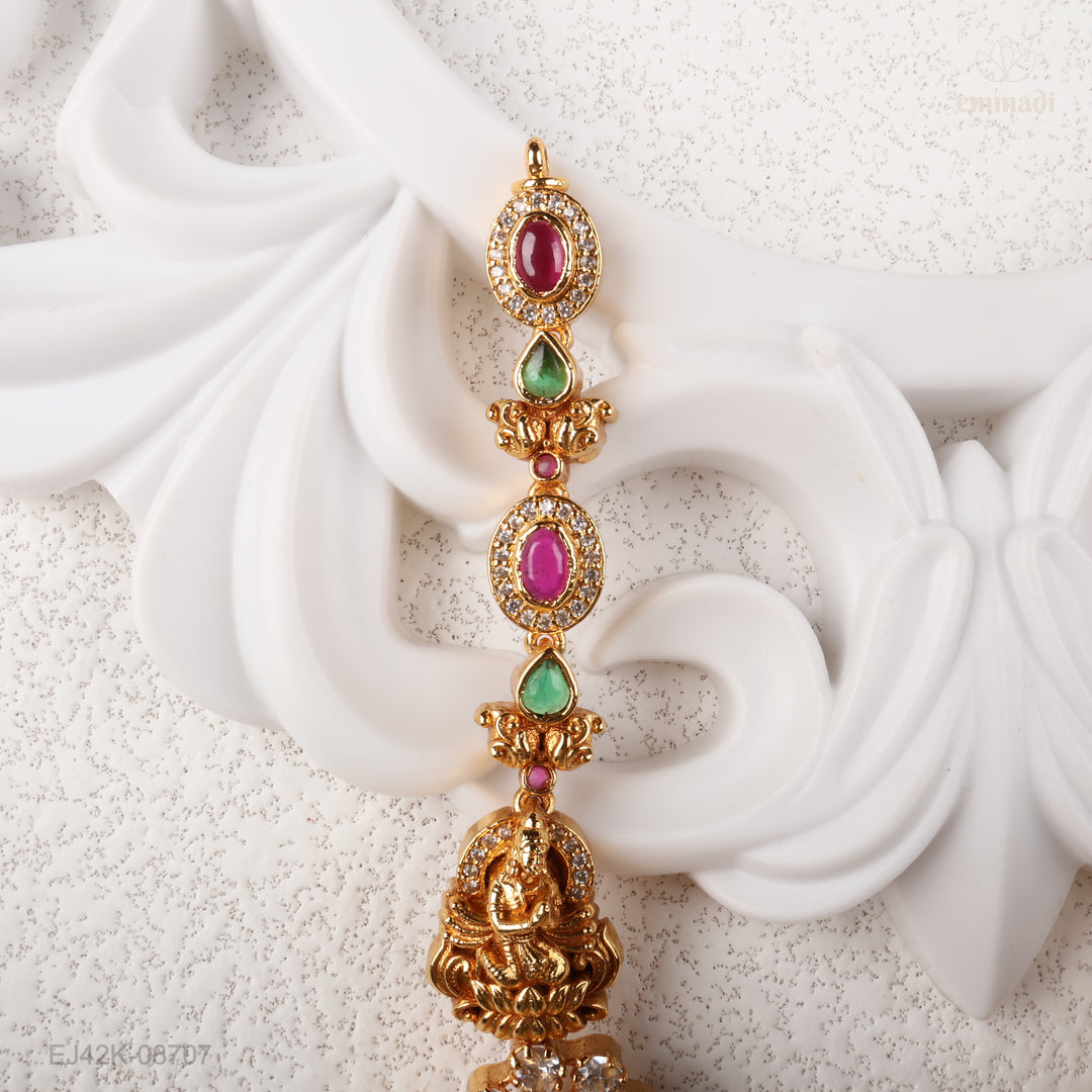 Short Necklace Premium Nakshi