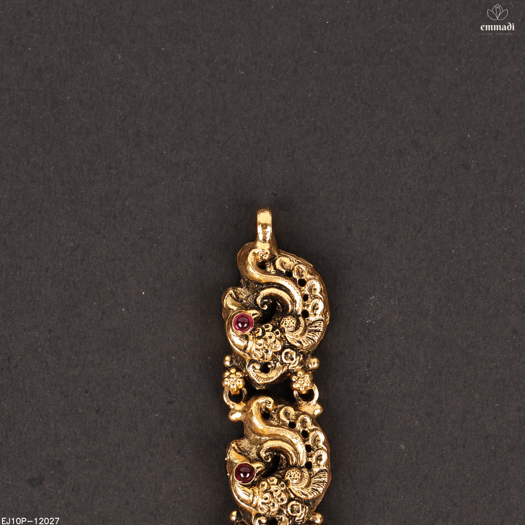 Long Necklace Kundan Nakshi