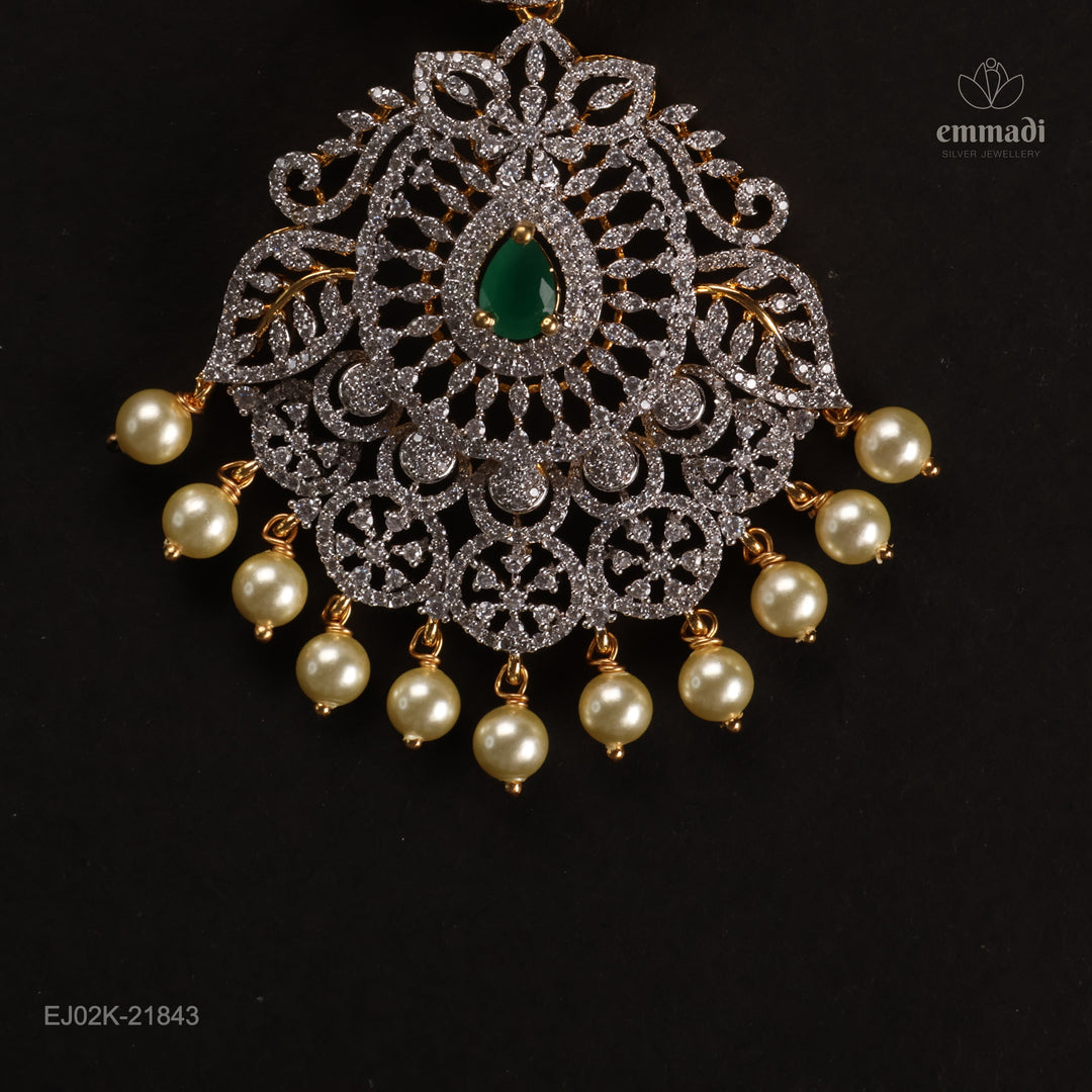 Short Necklace Premium Cz
