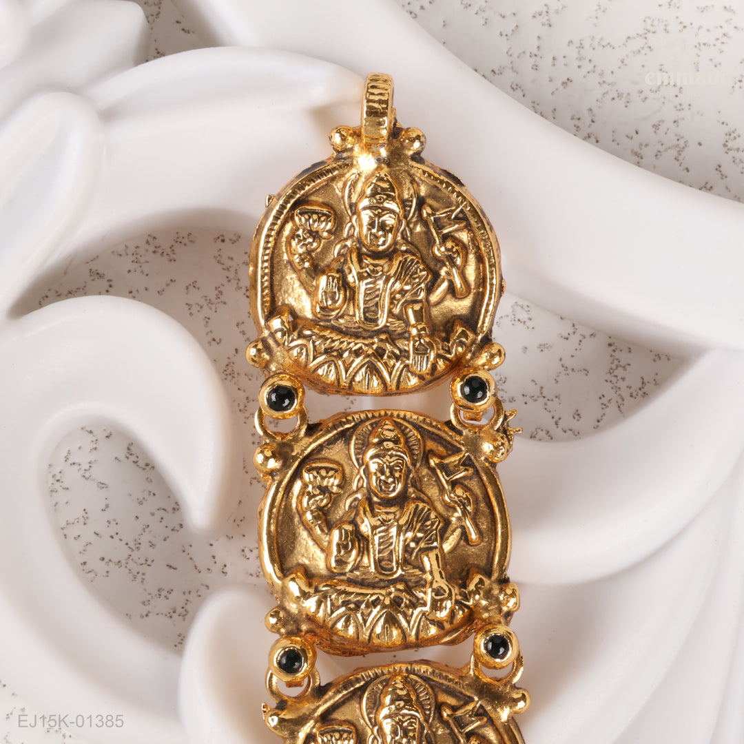 Long Necklace Kundan Nakshi