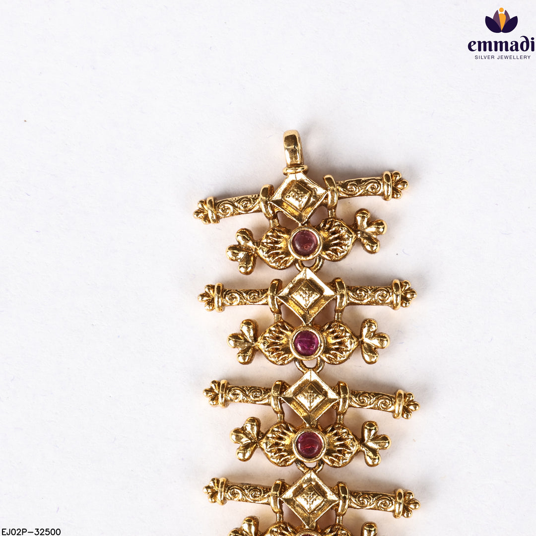 Long Necklace Premium Nakshi