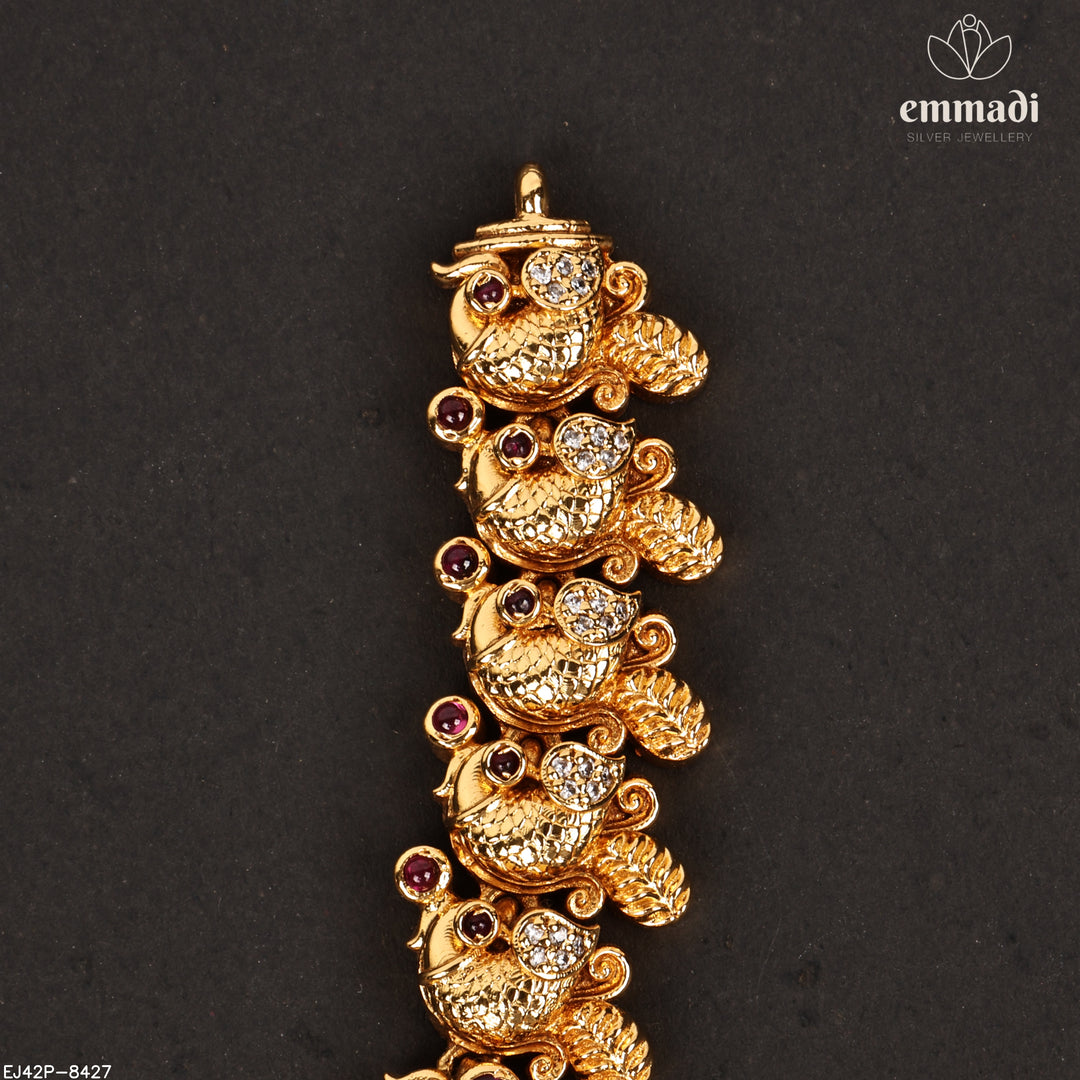 Short Necklace Premium Nakshi