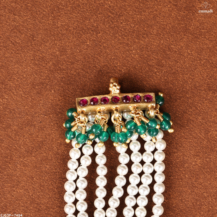Long Necklace Kundan Nakshi