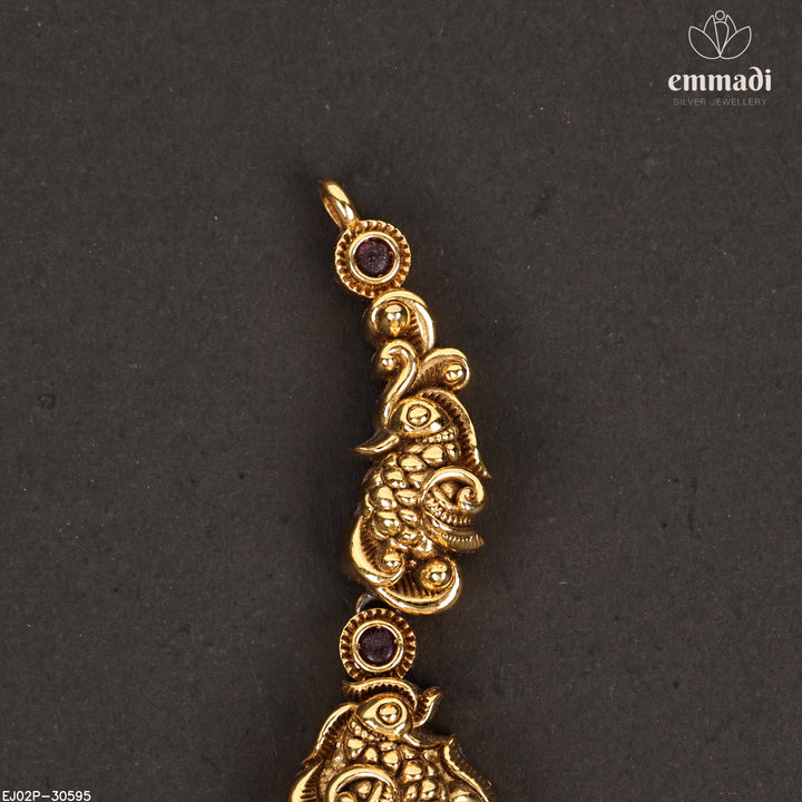 Short Necklace Premium Nakshi