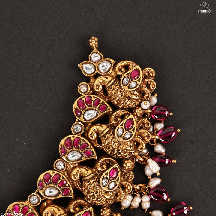 Short Necklace Premium Kundan