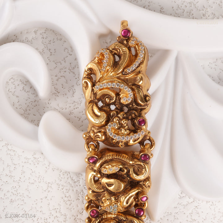 Long Necklace Kundan Nakshi