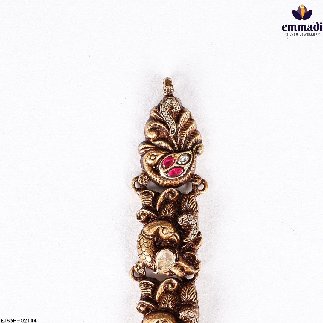 Long Necklace Kundan Nakshi