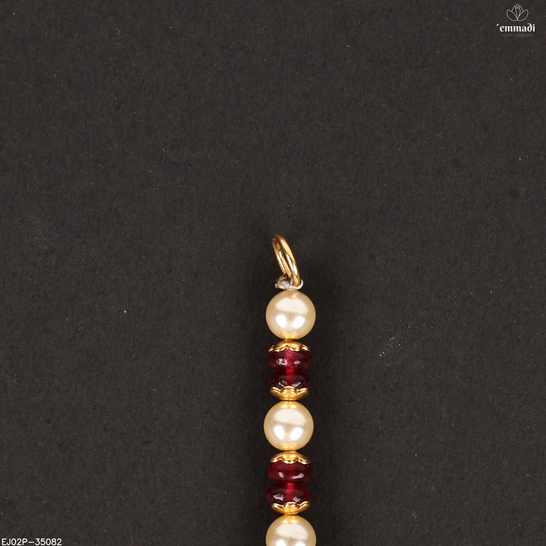 Long Necklace Premium Kundan Nakshi
