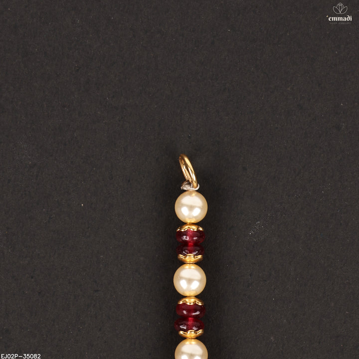 Long Necklace Premium Kundan Nakshi