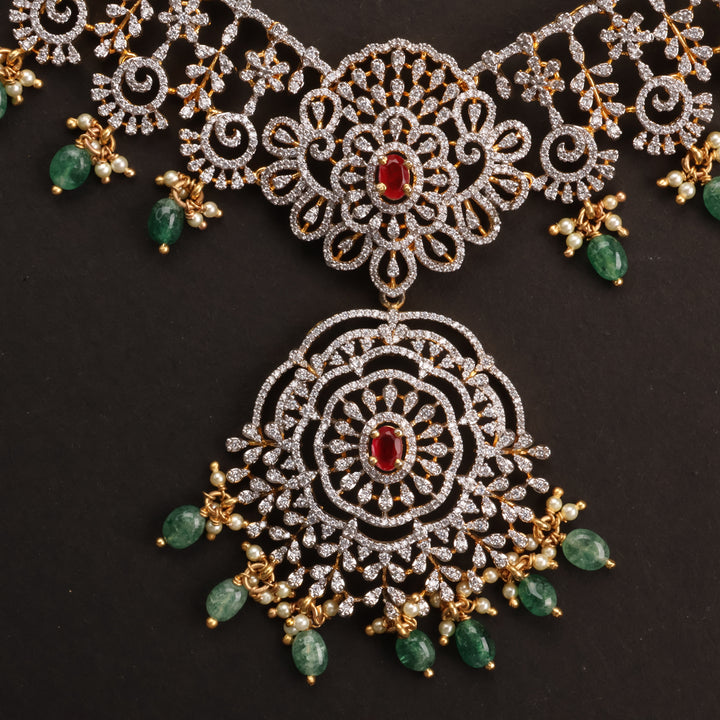 Short Necklace Premium Cz