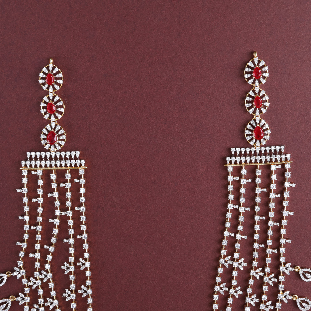 Long Necklace Premium Cz