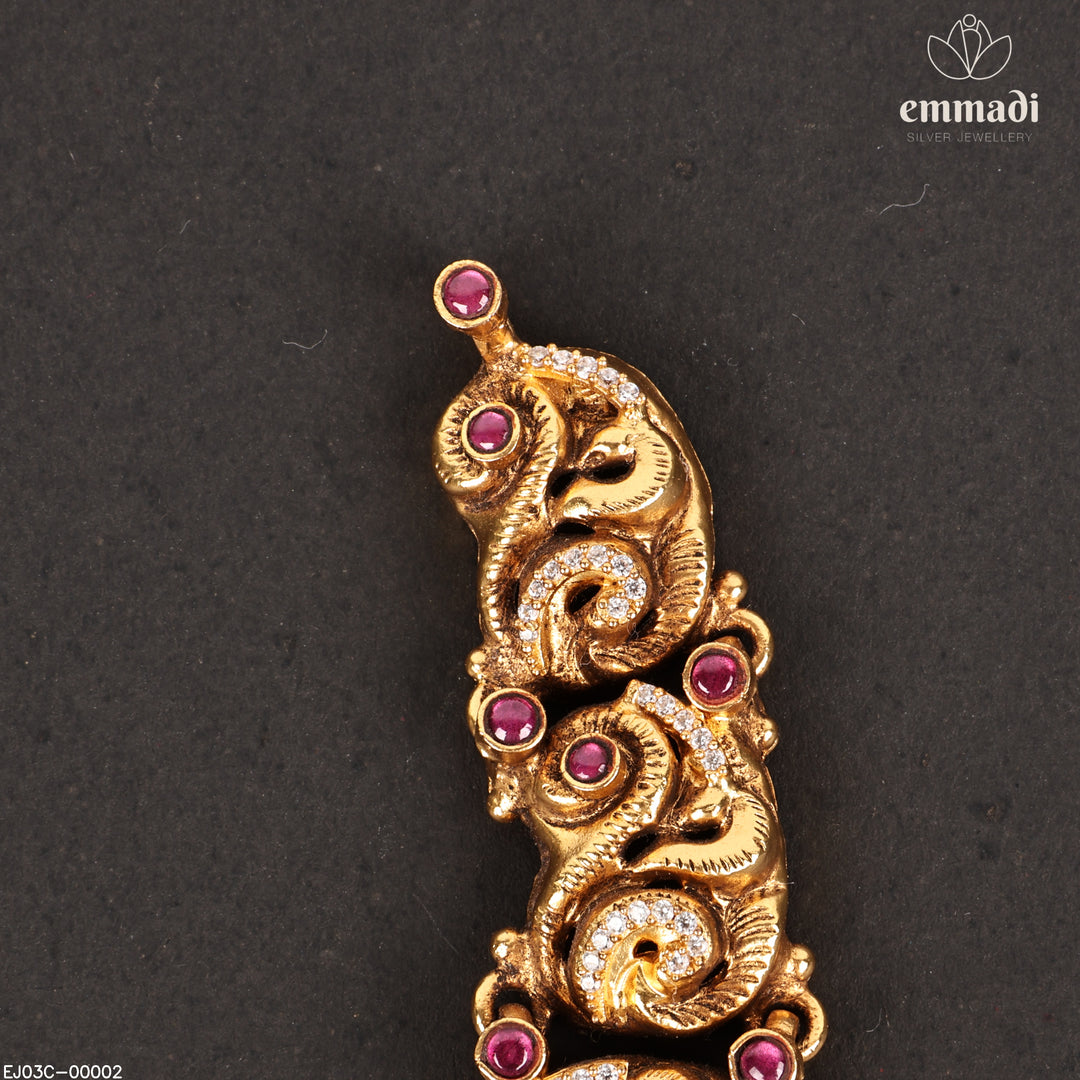 Short Necklace Kundan Nakshi