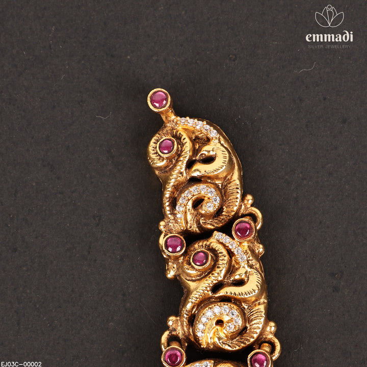 Short Necklace Kundan Nakshi