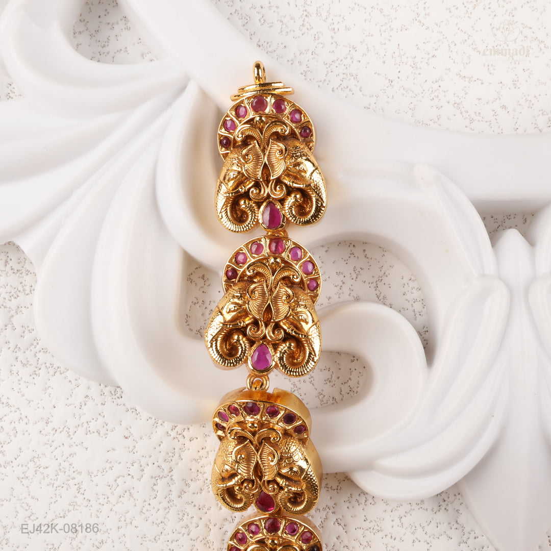 Long Necklace Premium Nakshi
