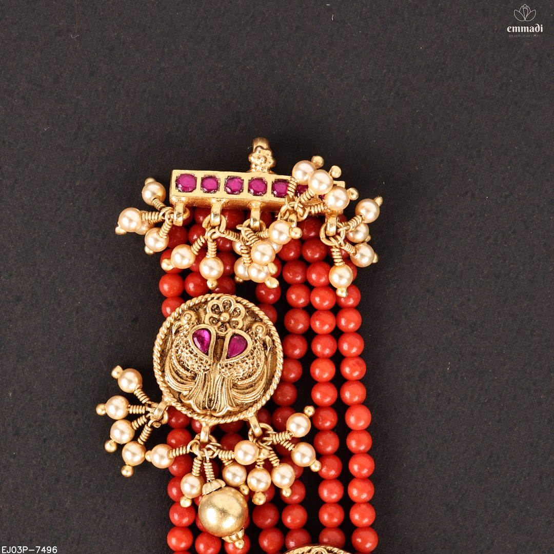 Long Necklace Kundan Nakshi