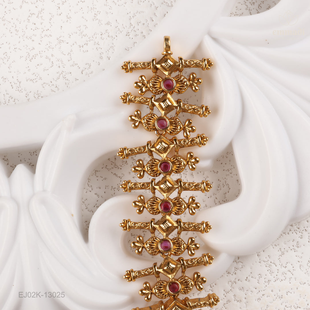 Long Necklace Premium Nakshi